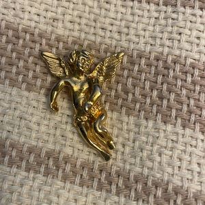 Gold Angel Pin